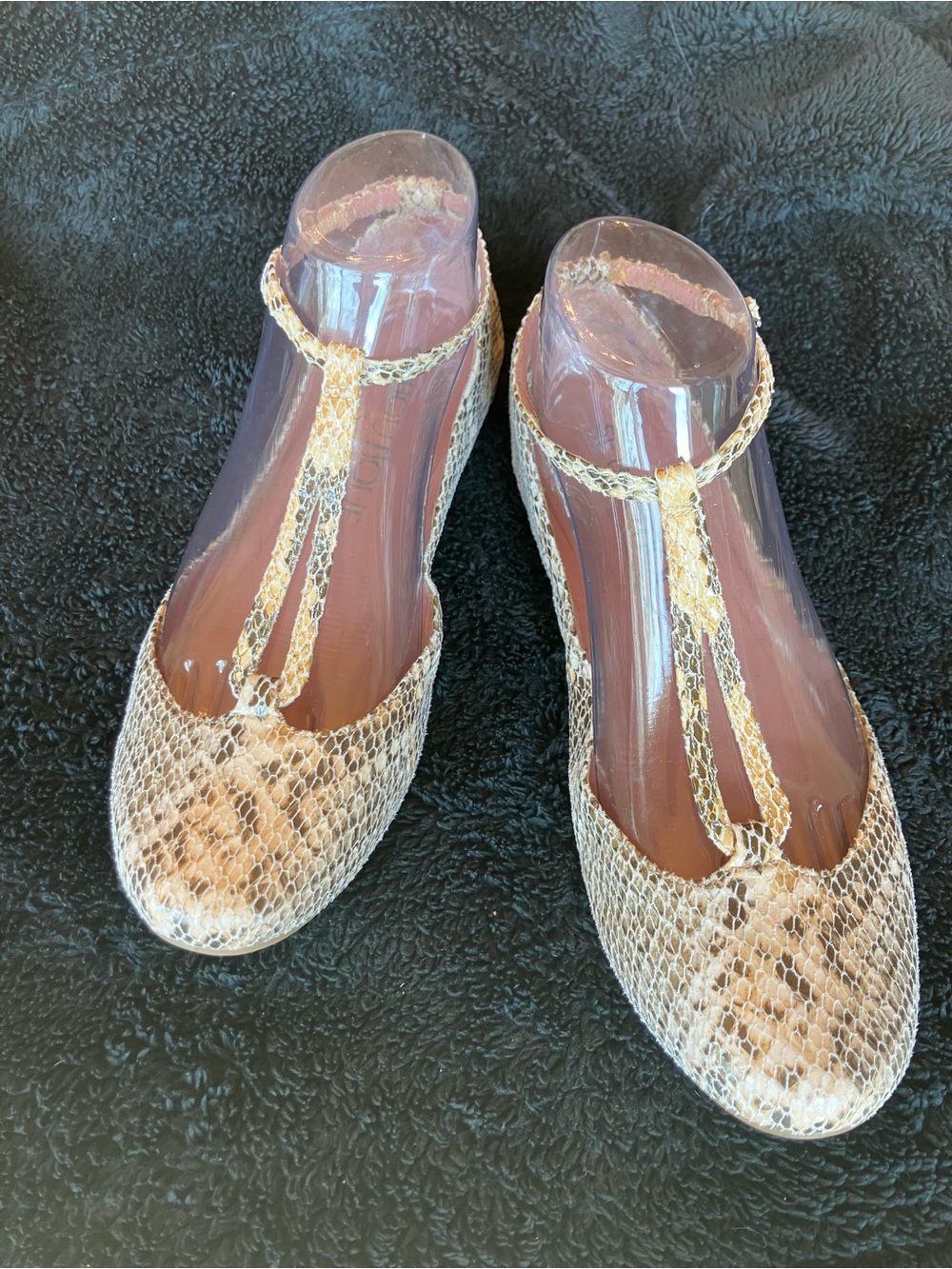 SE Boutique by Sam Edelman Designs Snake Ballet Flats